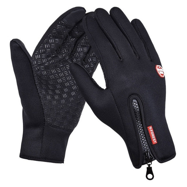Mens Winter Warm Gloves Touch Screen Fishing Waterproof Lady Ski Autum –  Zhan Li Clothing Ltd Store