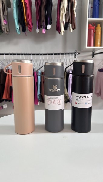 Garrafa Isotérmica 500ml (tampa de xícara)