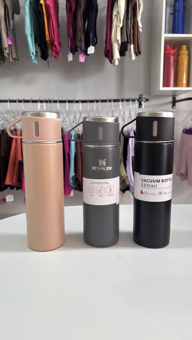 Garrafa Isotérmica 500ml (tampa de xícara)